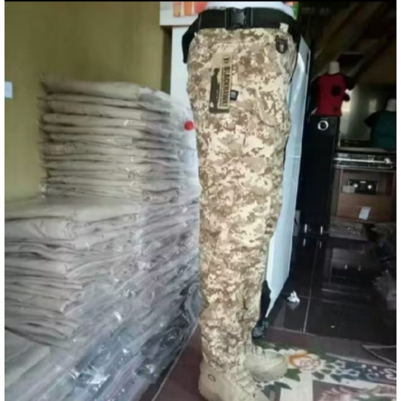 celana loreng gurun tactikal