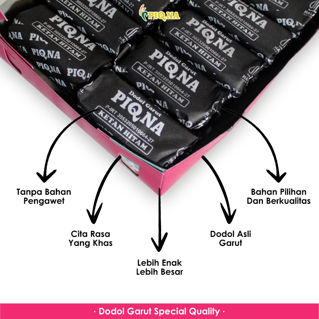 

PIQNA DODOL GARUT RASA KETAN HITAM SPECIAL QUALITY 250g