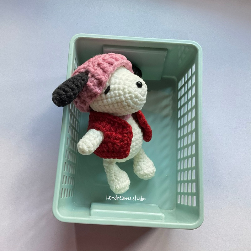 Tumblergrafik Snoopy Crochet - Snoopy Amigurumi - Boneka Snoopy