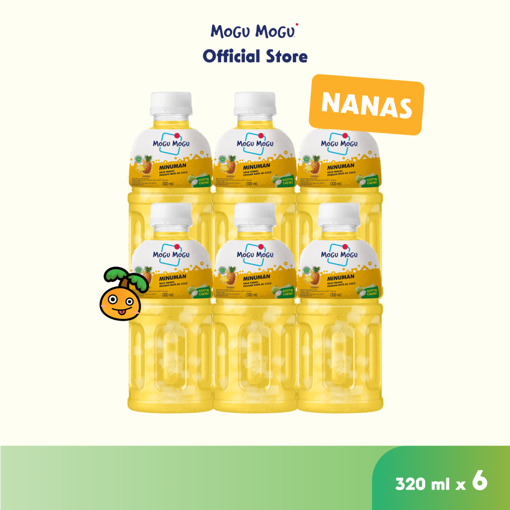 

Mogu Mogu Nanas 320ml ( minimal pembelian 6 btl )