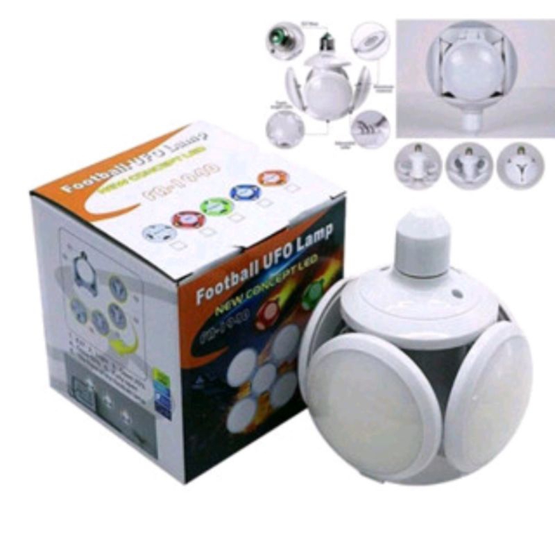 lampu bohlam lipat model bola 45 Watt