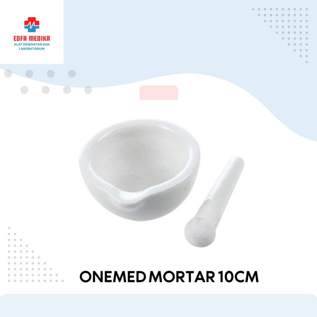 Onemed Alat tumbuk obat 10 cm - mortar / Alat Penumbuk Obat ONEMED / Mortar Ukuran Diameter 10 cm