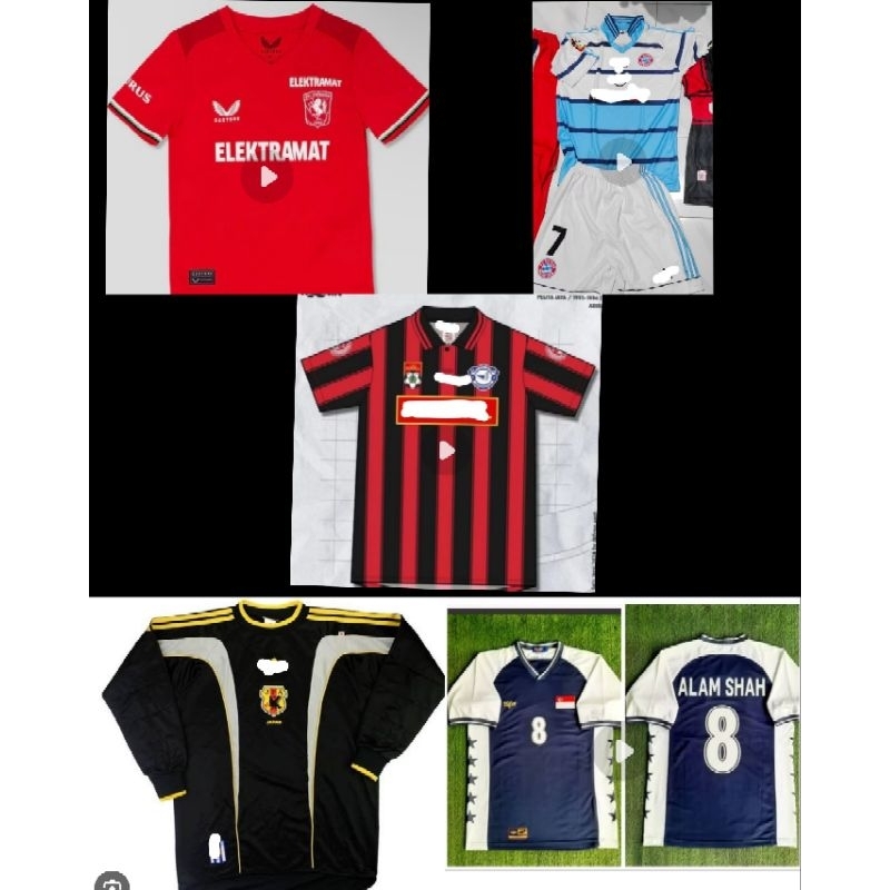 Jersey Singapore 2004 Piala Tiger/Jersey Singapura 2004 Printing/Jersey Pelita Jaya 1995/Jersey Twen