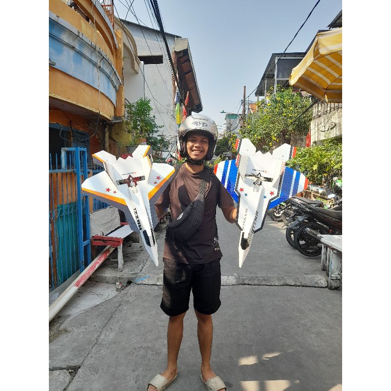 Pesawat Rc Jet F-22 RTF Full Electric Kebut Pemula siap terbang (plus packing kayu)