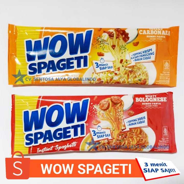 

WOW Spageti Instant Spageti 88 gr