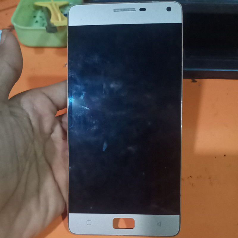 set lcd + frame lenovo vibe P1a42 ori copotan minus bercak & ts
