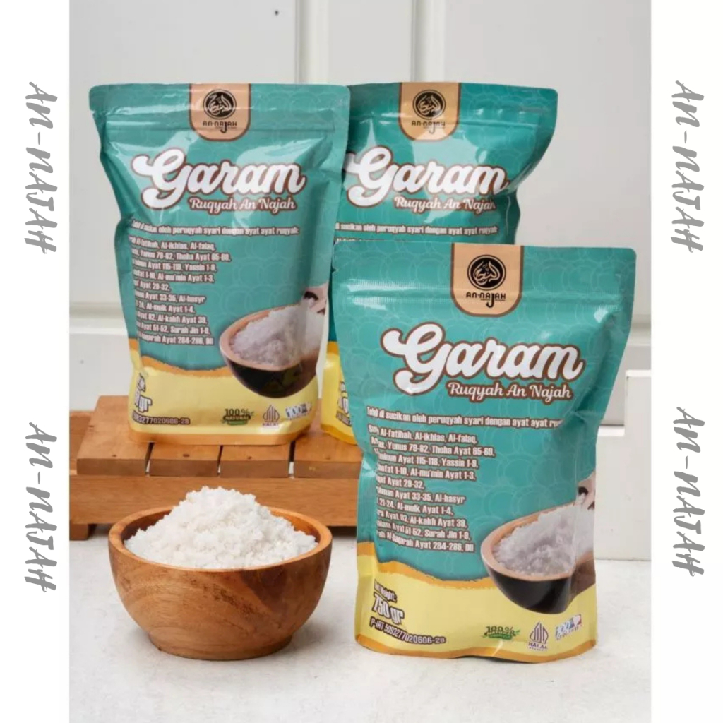 

Garam Ruqyah An-Najah original 100% dari bahan alami solusi menghilangkan energi negatif pada tubuh