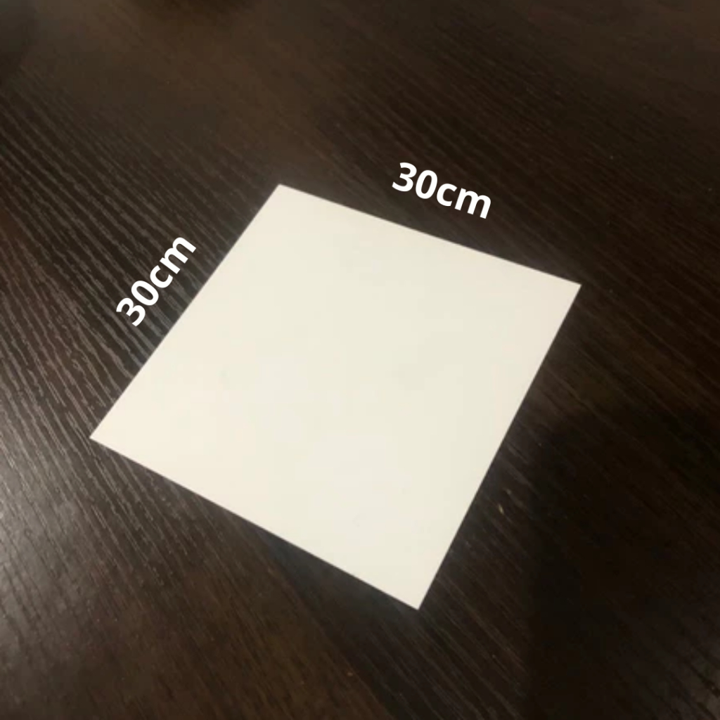 

30x30 cm mika bias putih susu termurah