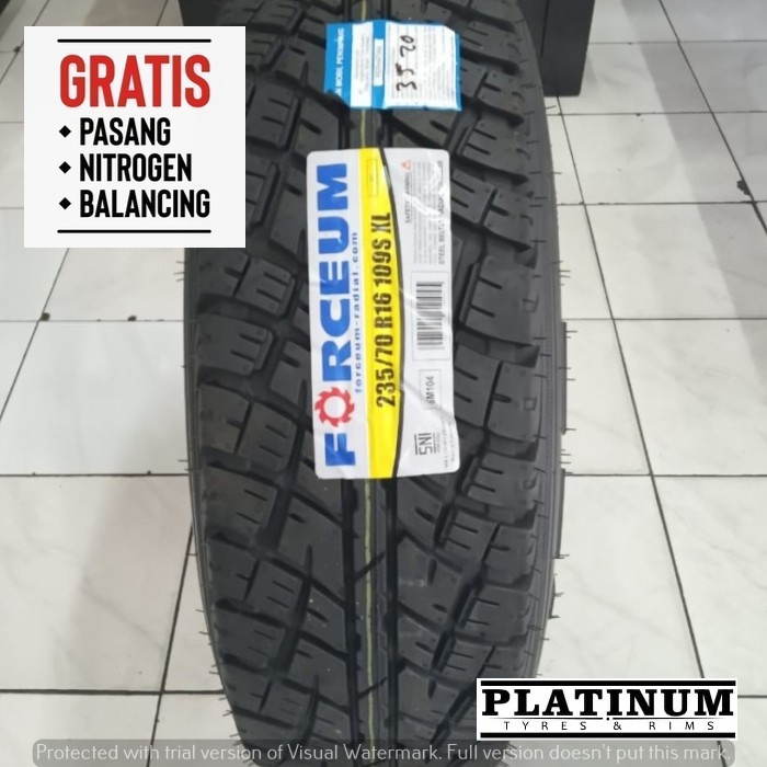 BAN MOBIL AT FORCEUM ATZ 235 70 R15 IIFORCEUM ATZ 235 70 R15
