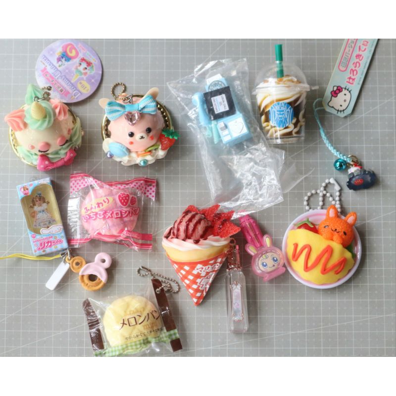 Random Trinkets Gotochi Japan Mercari licca chan cinnamoroll melon pan flower knows gotochi pencil m