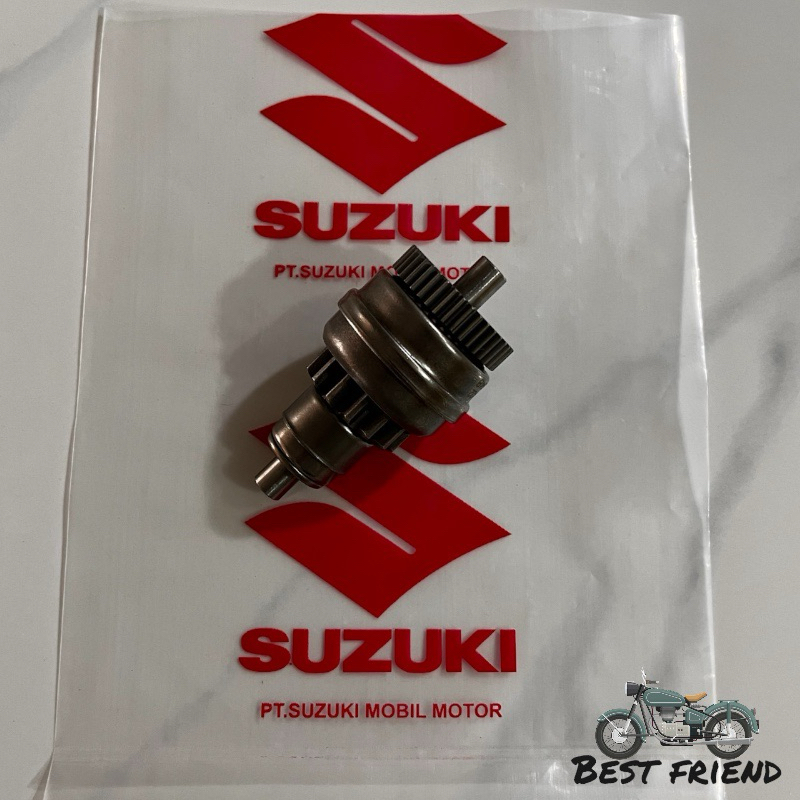 Gigi Pinion Stater Starter Gear Assy Granat Suzuki Nex Spin Skyware Skydrive Hayate Nex Karbu Nex Fi