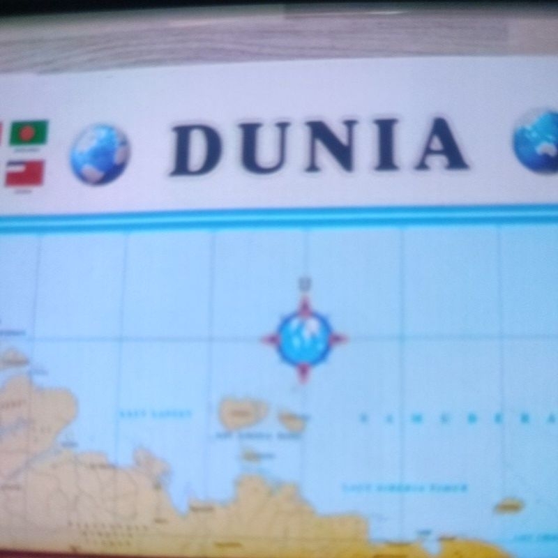 

Peta Lipat Dunia Edisi terbaru 2023 ukuran 102x72 cm