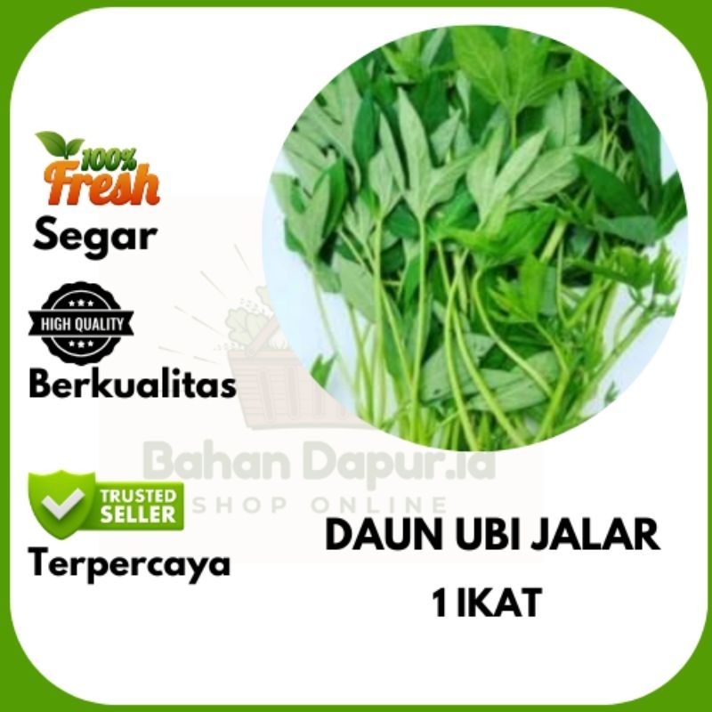

DAUN UBI JALAR | 1 IKAT | Bahan Dapur .id