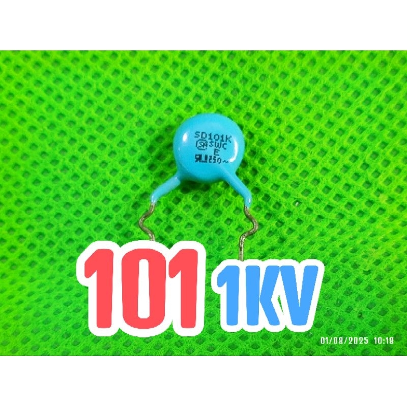 kapasitor keramik ceramic capasitor milar 101 1kv 0,1nf 100pf 1000v 1011KV