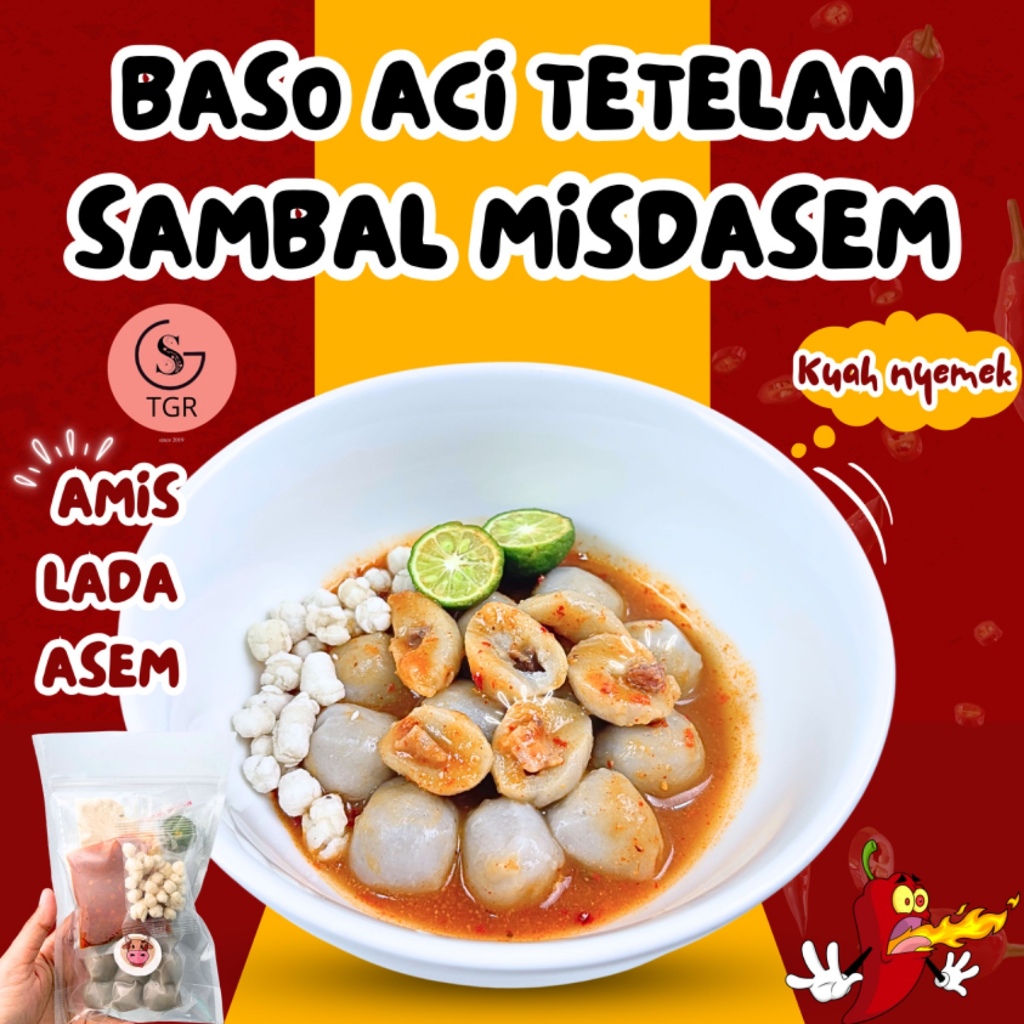 

1 BUNGKUS BASO ACI JANDO MINI MISDASEUM ISI 15 PCS