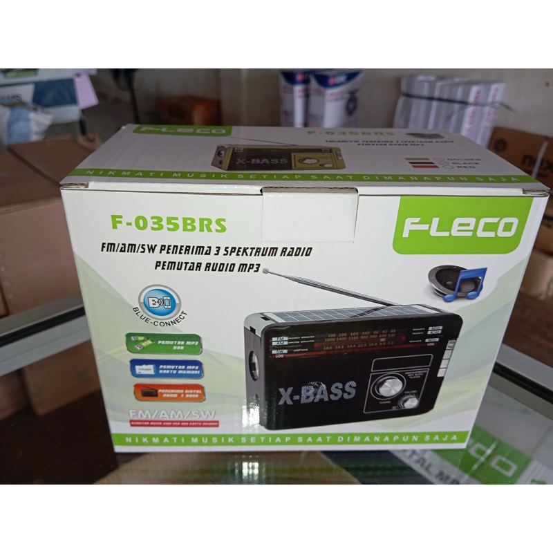 RADIO FLECO F035 BRS / PENYIARAN SUARA/ BT