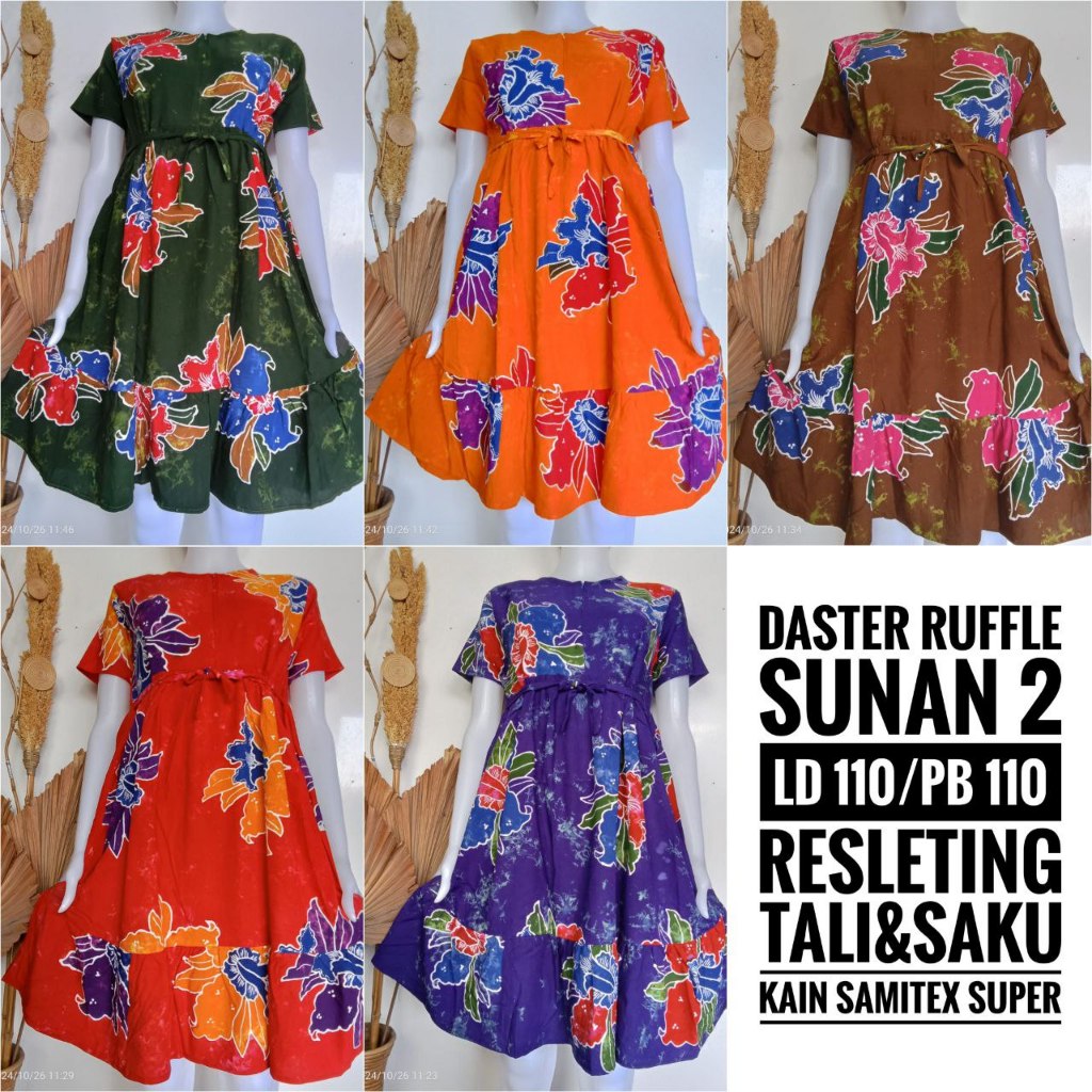 DASTER RUFFLE SUNAN BEST SELLER  #DasterBumil #DasterBusui #DasterBatikKekinian #DasterTerbaru #Dast