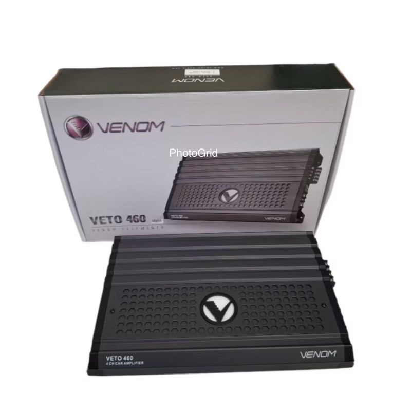 Power Venom Veto 460 Power Amplifier Audio Mobil 4 Channel Garansi Resmi Venom