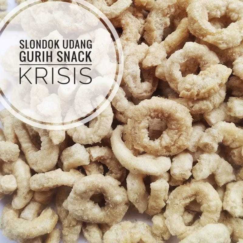 

Slondok Udang 1kg Snack Gurih Slondok Udang/Lanting Udang Renyah Enak Gurih Cemilan Slondok Udang