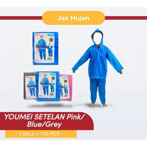 JAS HUJAN STELAN/JAS HUJAN YOUMEI/JAS HUJAN BAJU & CELANA