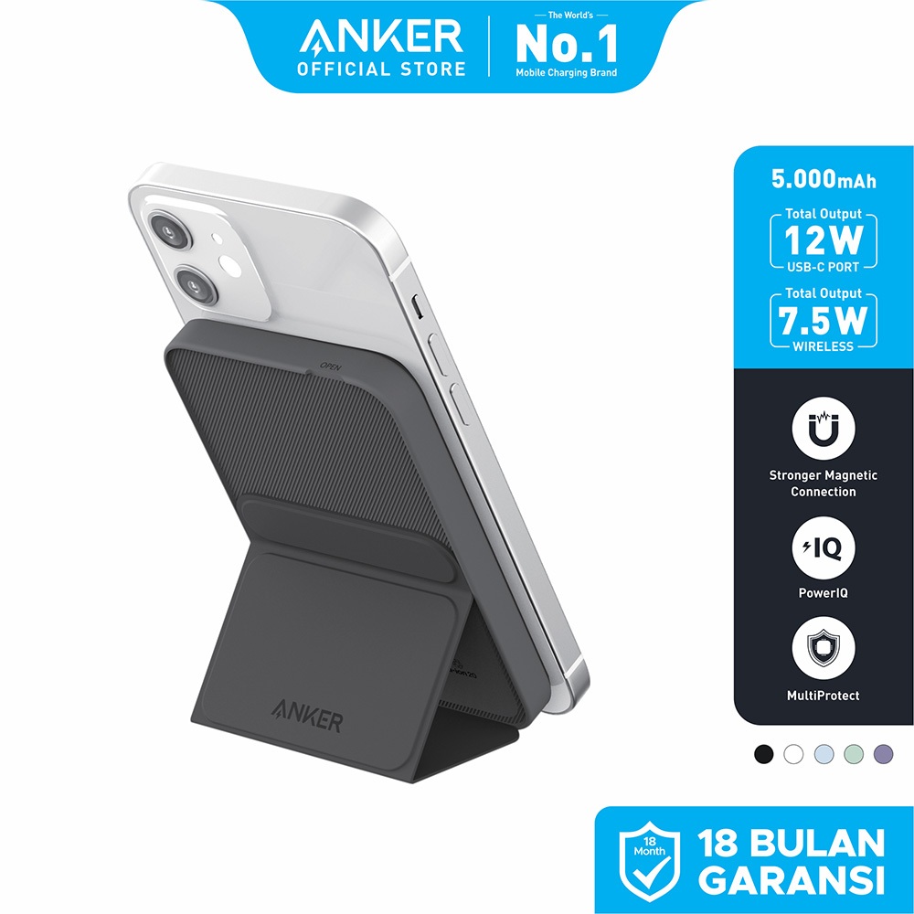 PowerBank MagSafe Anker PowerCore 5.000 mAh With Bracket - A1611