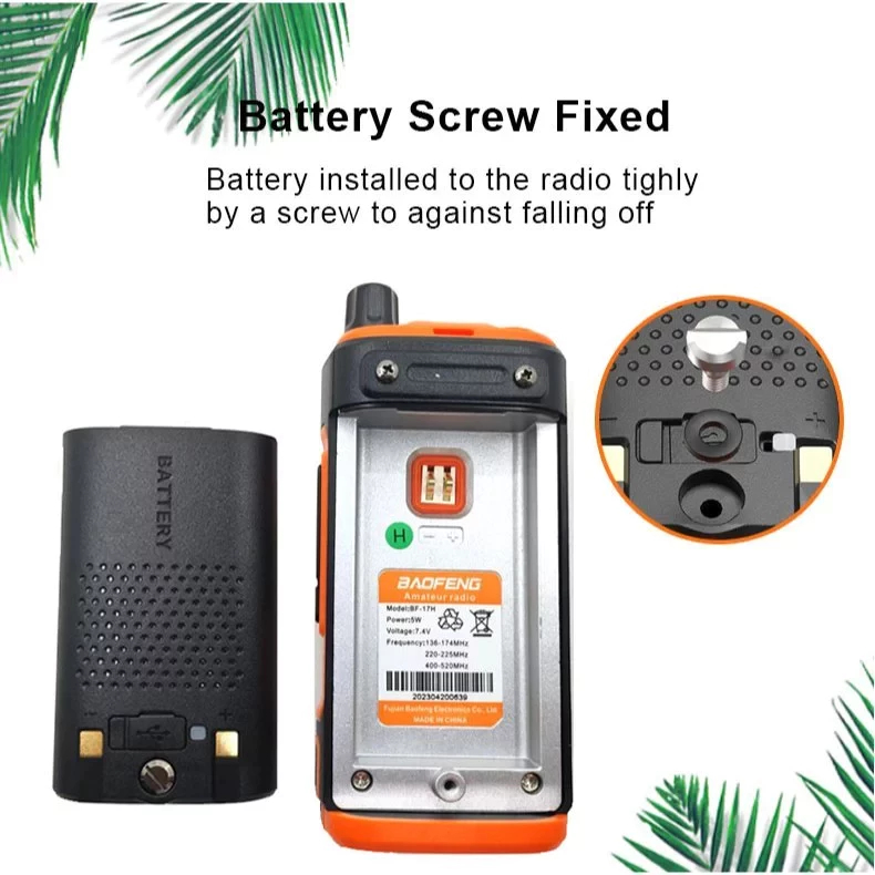 BF Uv17 Dual Band Type C / Ht Original Garansi. radio walkietalkies frekuensi penerbangan 5000km