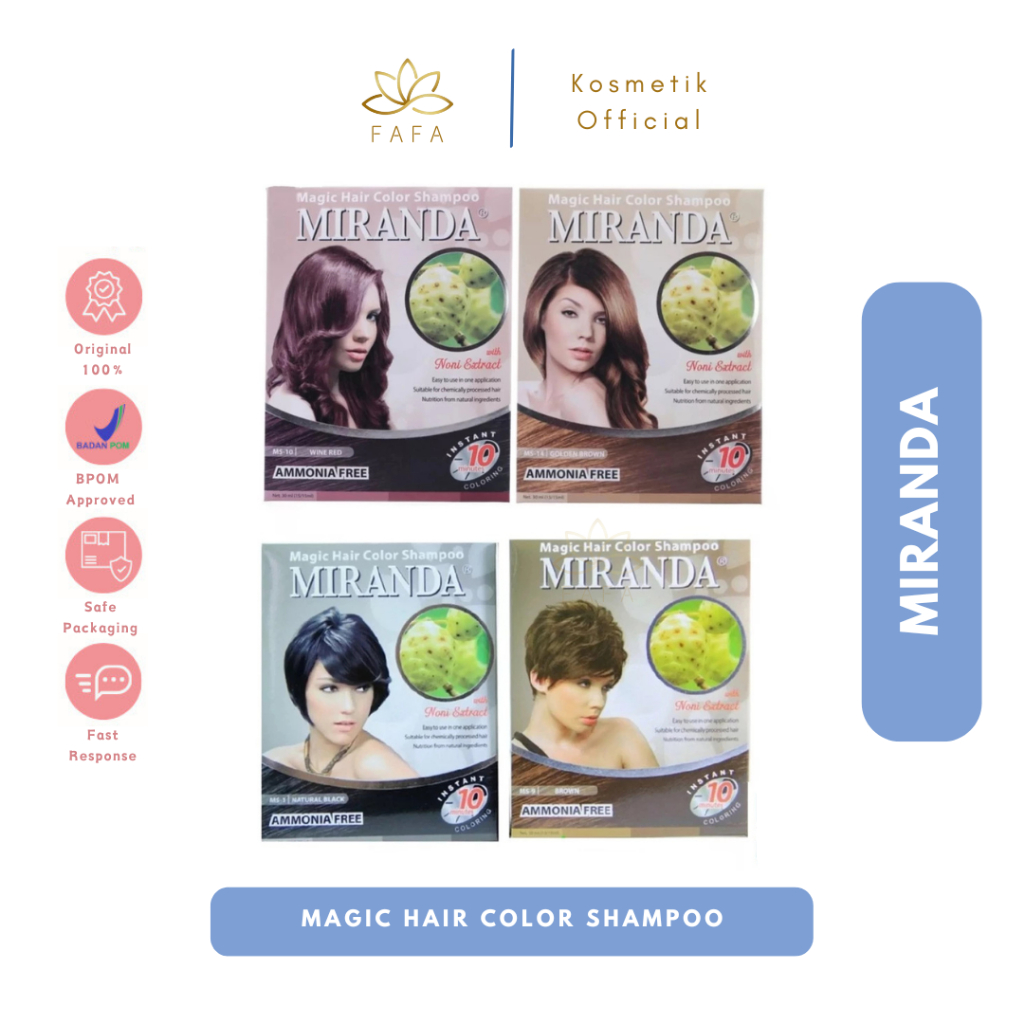 MIRANDA Magic Hair Color Shampoo