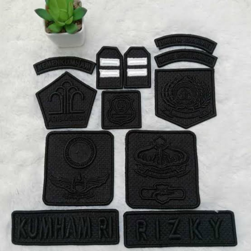 Bordir PDL polsuspas timbul umum terbaru/bordir timbul