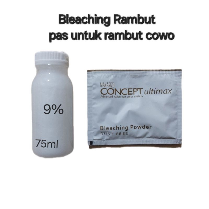 Bleaching rambut , Bleach rambut, Proses bleaching rambut