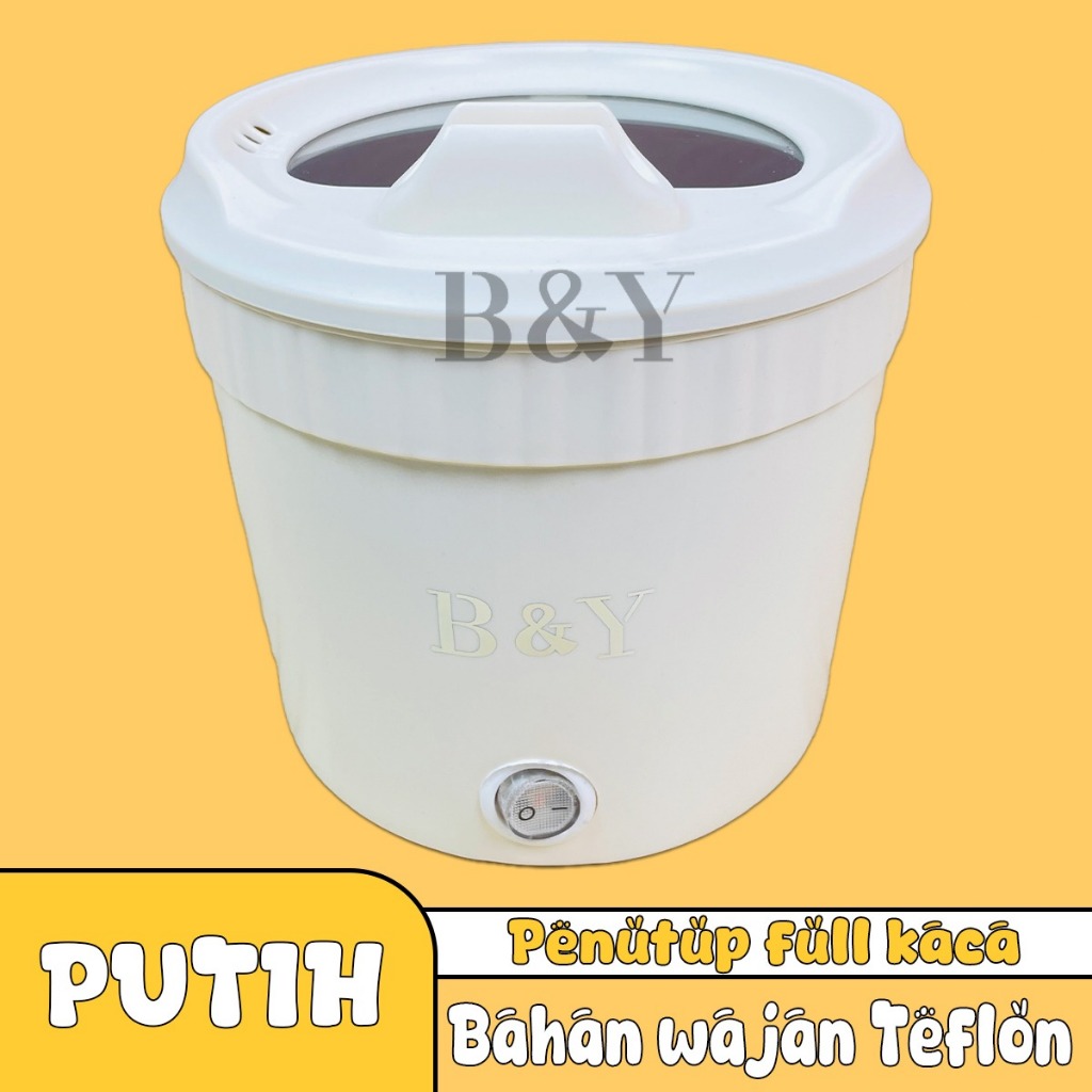 Panci Listrik Mini Teflon / Panci Masak Listrik Mini Anti Lengket Teflon 16 cm