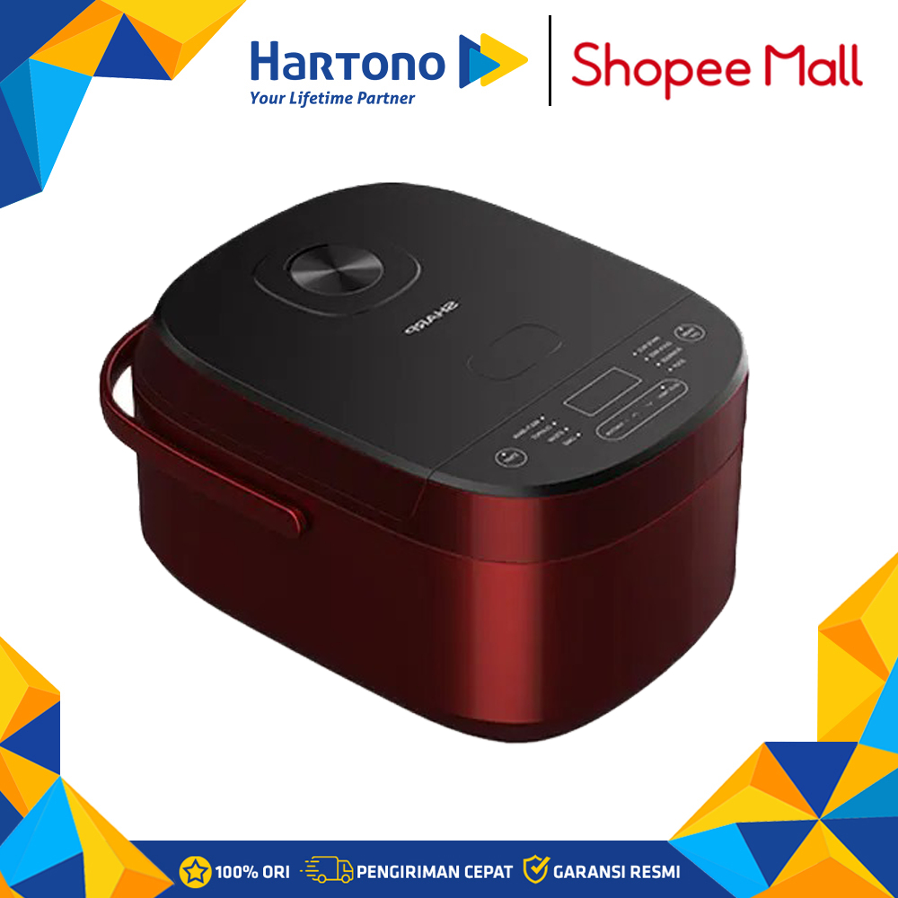 Sharp Penanak Nasi Rice Cooker Red KS-DF18-RD