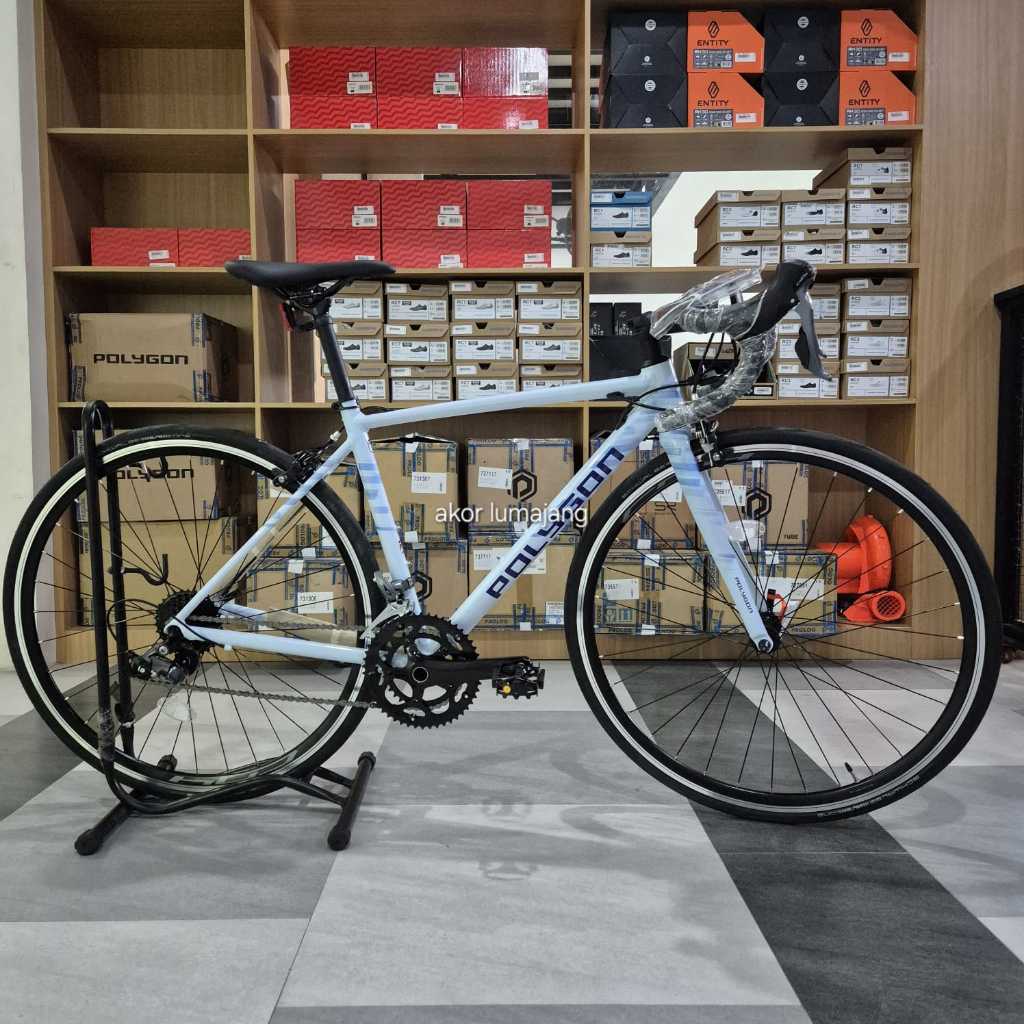 polygon strattos S2 roadbike 700c x 28 2x8 speed GARANSI RESMI