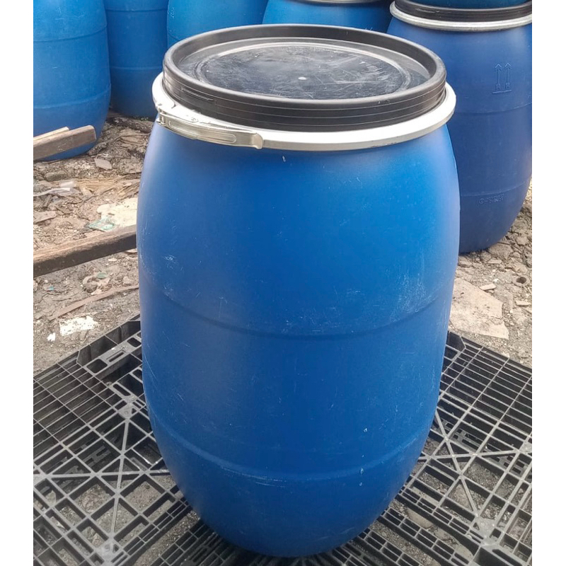 Drum plastik bekas 120 liter