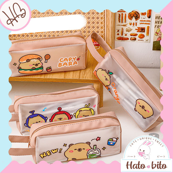 

Kotak pensil capybara doff tempat pensil lucu cute HB1830