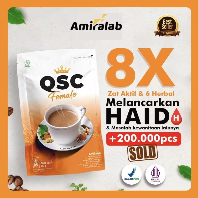 

(PROMO) 100% ORIGINAL AMIRALAB QUEEN SECRET COFFEE FEMALE Minuman Kopi Pelancar Menst 100gr