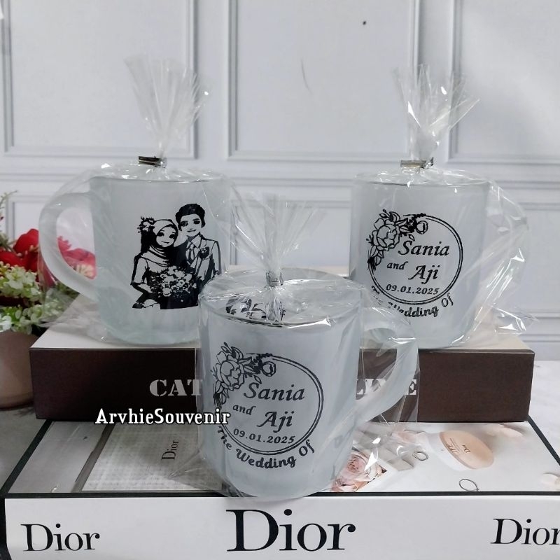 Souvenir Gelas Pernikahan Souvenir Gelas Sablon Souvenir Pernikahan Murah Souvenir Gelas Custom Souv