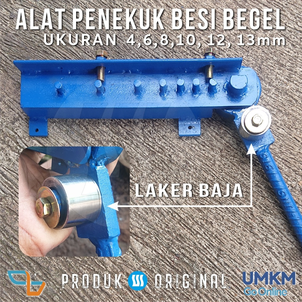 Alat Penekuk Besi 13 mm / Tekuk Besi Behel / Penekuk Begel / ALAT PENEKUK BESI 4 6 8 10 12 13 MM