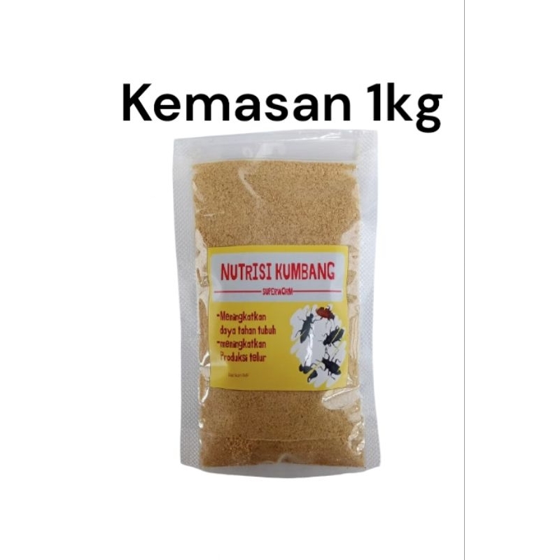 nutrisi kumbang ulat jerman kemasan 1kg