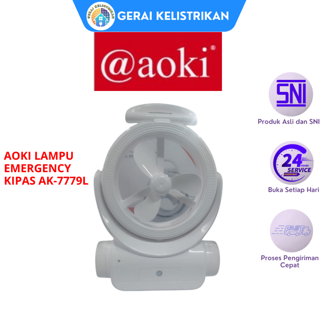 Harga Aoki Lampu Emergency Kipas Terbaru Mei 2026 | BigGo Indonesia