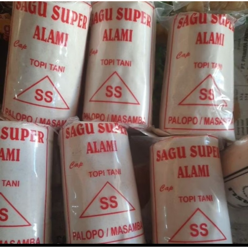 

sagu super alami cap topi tani masamba palopo