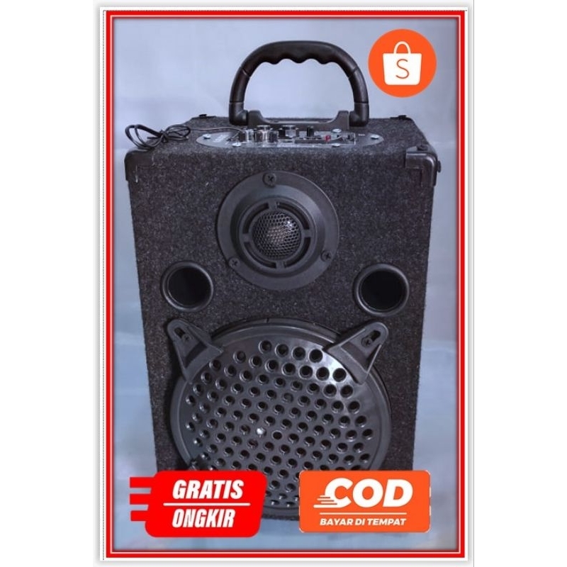 Spiker Salon Sound Aktif 6inch Bluetooth Full Bass Treble