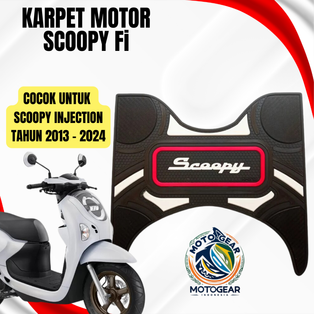 KM272 Karpet Motor Scoopy Fi Tahun 2013 - 2024