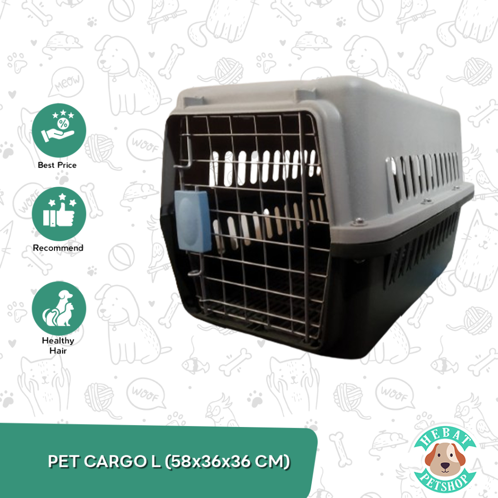GOSEND Kandang Kucing / Anjing Portable Ukuran Besar - Pet Cargo L