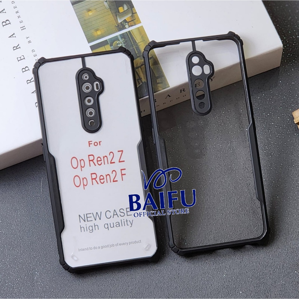 Oppo Reno 2F Oppo Reno 4F Oppo F7 Case Fusion shockproof Transparan Casing Oppo Reno 2F Oppo Reno 4F
