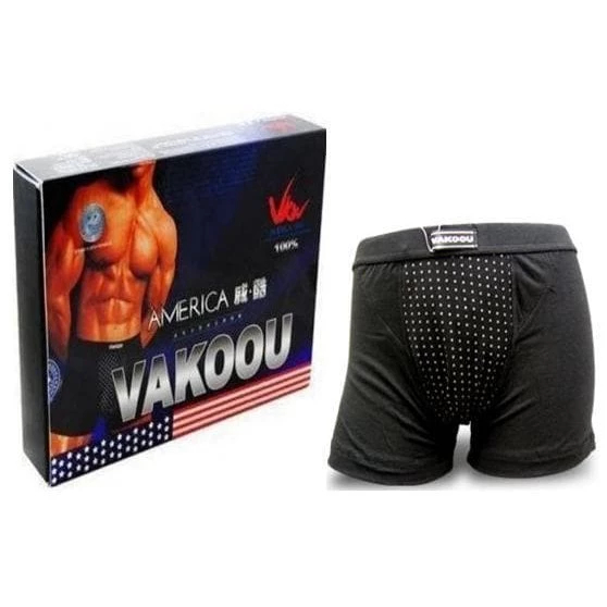 BY Celana Dalam Kesehatan Pria Vakoou Magnetic Fiber Dewasa Premium / Boxer Vitalitas Pria Dewasa Ke