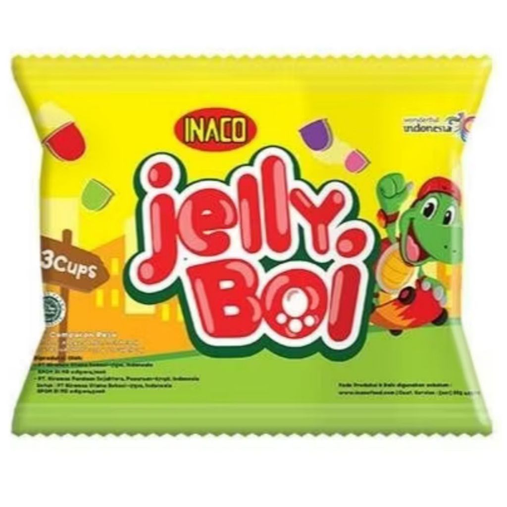 

Ay00! HEMAT 90 PCS (30 Bungkus) INACO JELLY BOI 3'S (30 BUNGKUS) (ISI 90 PCS) ( 30 PACK x 3 PCS )
