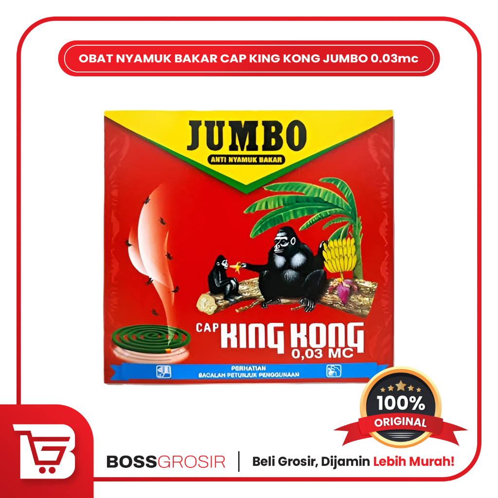 GROSIR KingKong Jumbo Obat Nyamuk Bakar 10pcs / Anti Nyamuk Bakar Cap King Kong