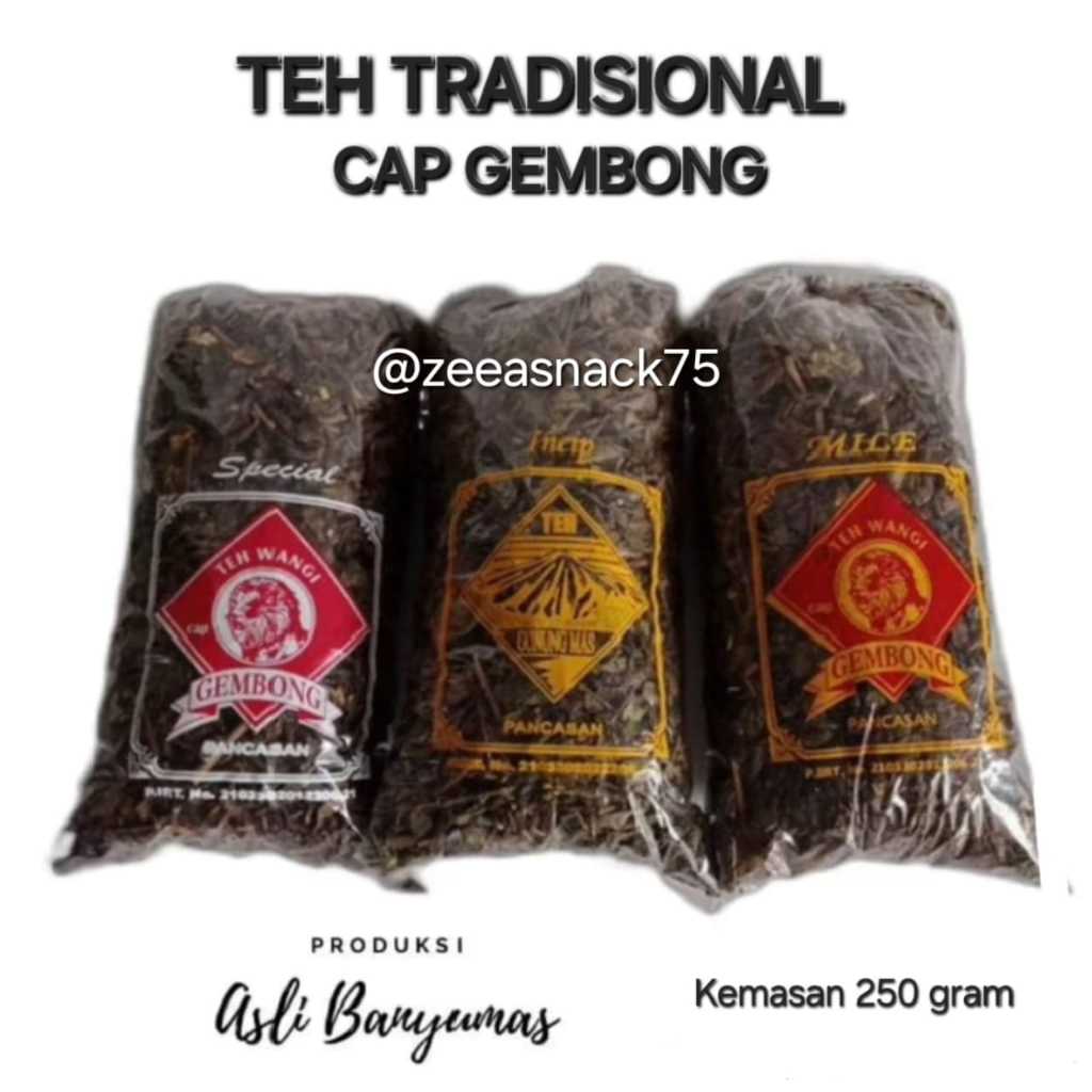 

(COD) TEH TRADISIONAL CAP GEMBONG 250gram | KHAS BANYUMAS | HARGA TERJANGKAU | TEH TUBRUK BERKUALITAS