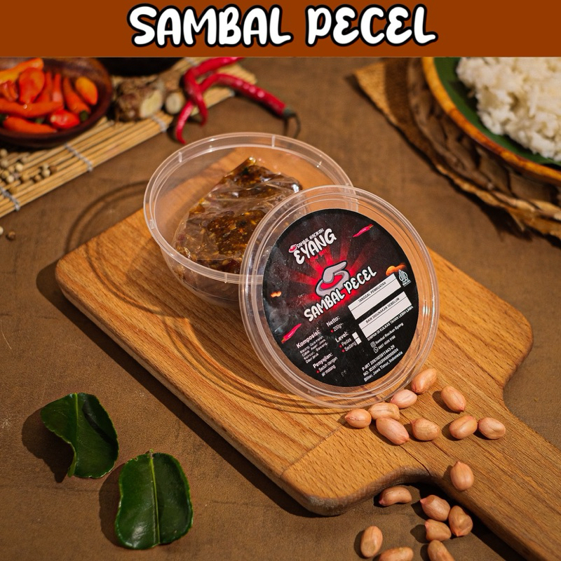 

(200g) Sambal Kacang / Pecel tradisional khas Blitar, bahan alami tanpa MSG & pengawet, sambal sangrai ( Sambal Racikan Eyang)