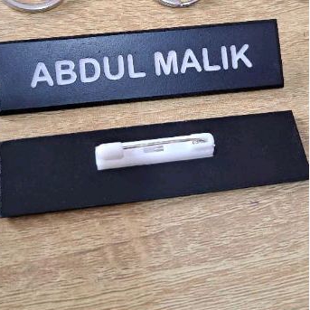 

PAPAN NAMA GRAFIR / NAME TAG UKIR AKRILIK